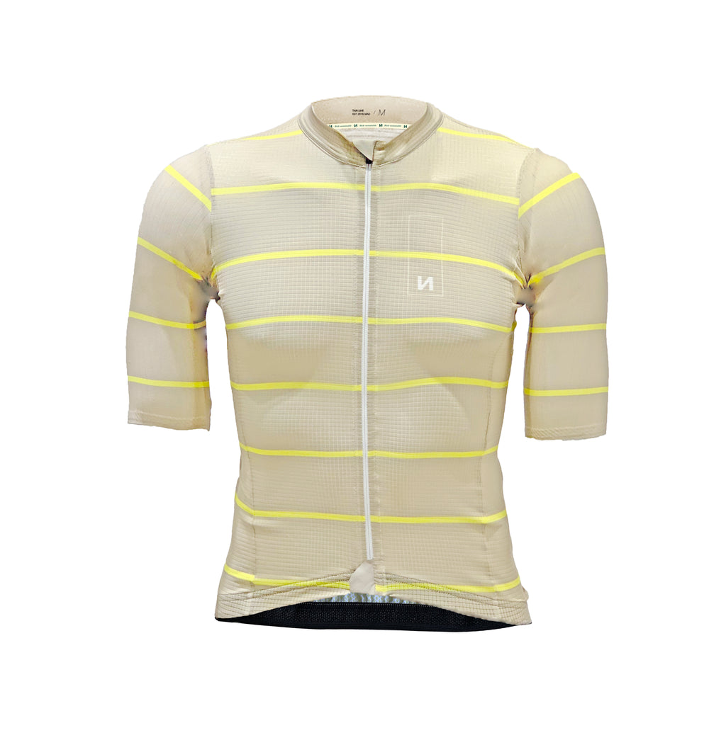 SuperB jersey ~ Khaki Striped
