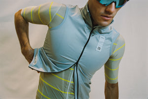 SuperB jersey ~ Khaki Striped
