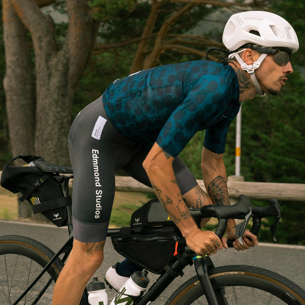 Masterpiece Bib shorts - Edmmond + TAN LIИE Anchor grey