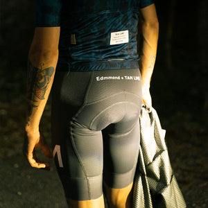Masterpiece Bib shorts - Edmmond + TAN LIИE Anchor grey